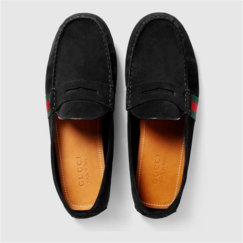 gucci driver shoes suede men|gucci drivers on sale.